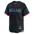 Nike Miami Marlins 2025 City Connect Limited Jersey Black