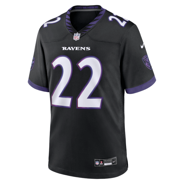 Nike Derrick Henry Baltimore Ravens Alternate Game Jersey Black