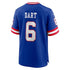 Nike Jaxson Dart New York Giants Alternate 2 Classic Game Jersey Royal