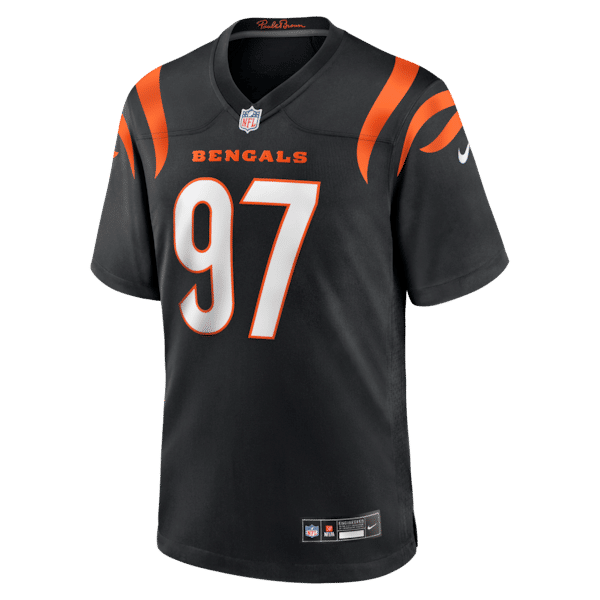 Nike Dexter Lawrence II Cincinnati Bengals Game Jersey Black