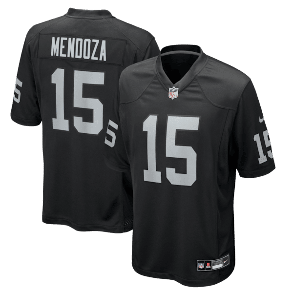 Nike Fernando Mendoza Las Vegas Raiders 2026 NFL Draft First Round Pick No. 1 Game Jersey Black