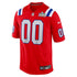 Nike New England Patriots Custom Game Jersey Red