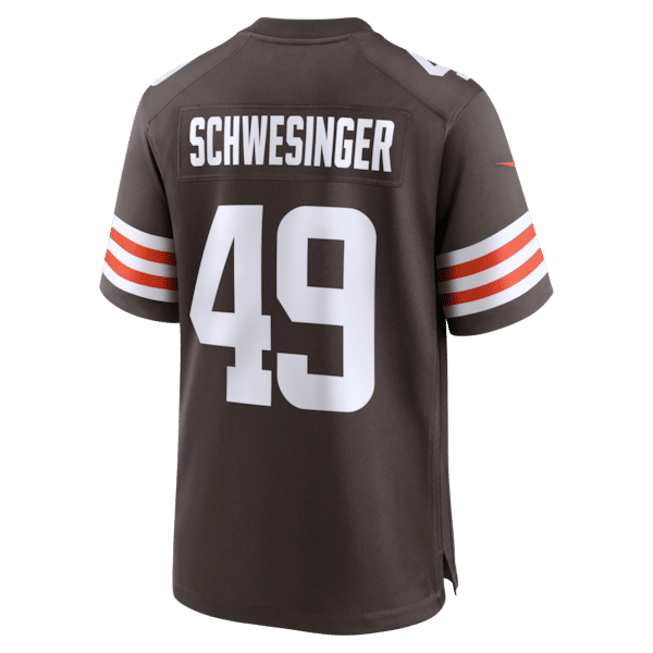 Nike Carson Schwesinger Cleveland Browns Game Jersey Brown