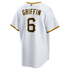 Nike Konnor Griffin Pittsburgh Pirates Home Replica Jersey White