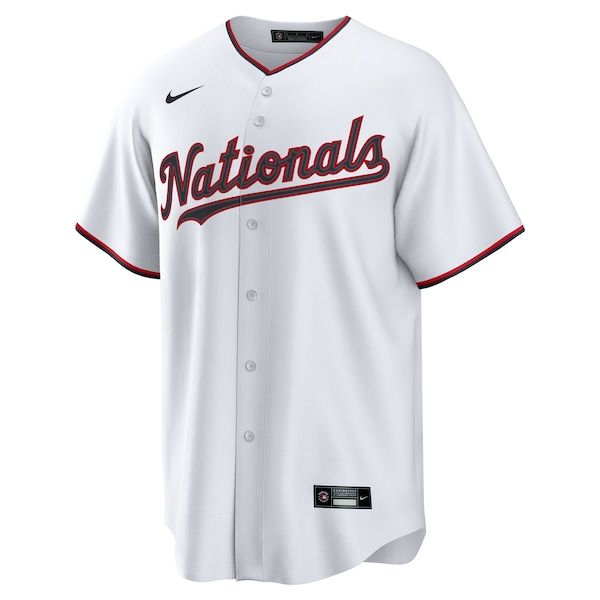 Nike Washington Nationals Home Custom Replica Jersey White