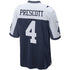 Nike Dak Prescott Dallas Cowboys Alternate Game Jersey Navy