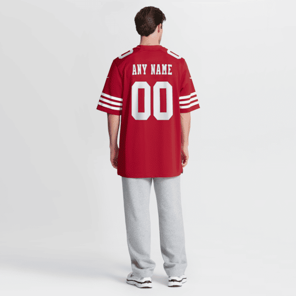 Nike San Francisco 49ers Custom Game Jersey Scarlet