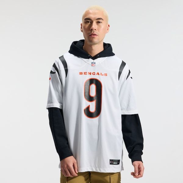 Nike Joe Burrow Cincinnati Bengals Game Jersey White