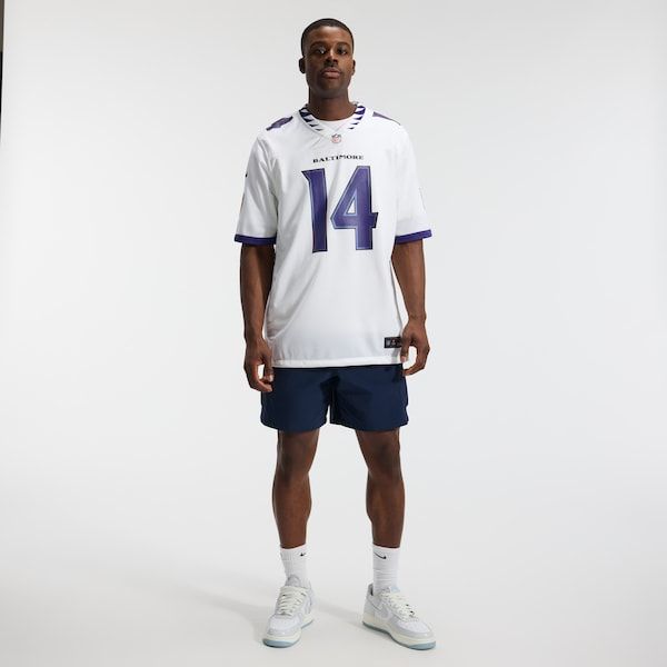 Nike Kyle Hamilton Baltimore Ravens Game Jersey White