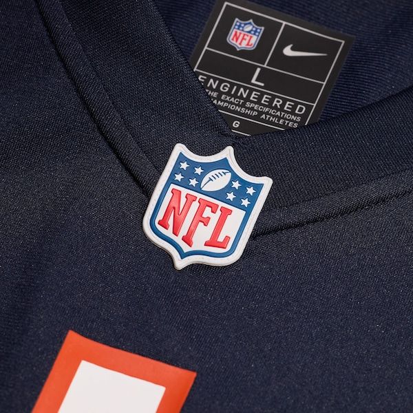 Nike Chicago Bears Custom Game Jersey Navy