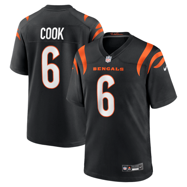 Nike Bryan Cook Cincinnati Bengals Game Jersey Black