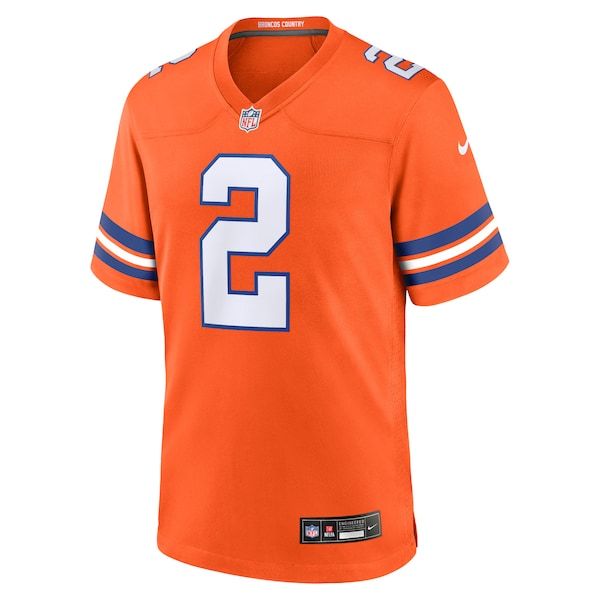Nike Patrick Surtain II Denver Broncos Alternate Game Jersey Orange