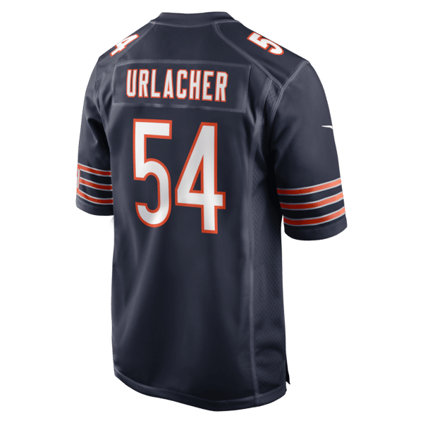 Nike Brian Urlacher Chicago Bears Game Retired Player Jersey Navy