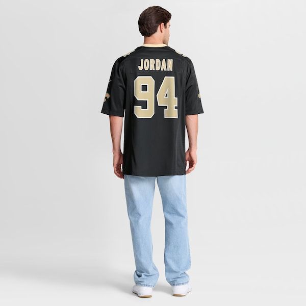 Nike Cameron Jordan New Orleans Saints Game Jersey Black