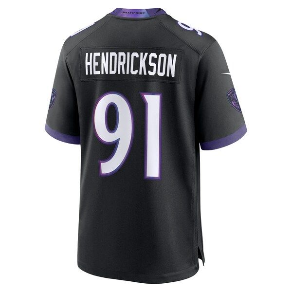 Nike Trey Hendrickson Baltimore Ravens Alternate Game Jersey Black