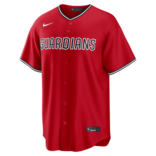 Nike Travis Bazzana Cleveland Guardians Alternate Replica Jersey Red
