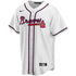 Nike Atlanta Braves Home Replica Custom Jersey White
