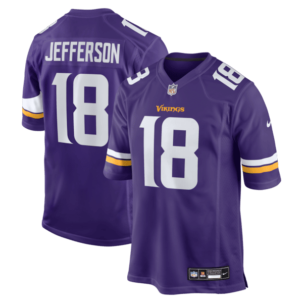 Nike Justin Jefferson Minnesota Vikings Game Jersey Purple