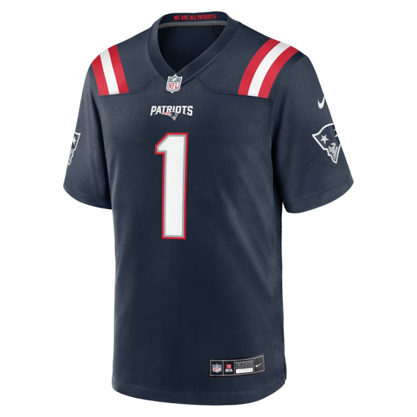 Nike A.J. Brown New England Patriots Game Jersey Navy