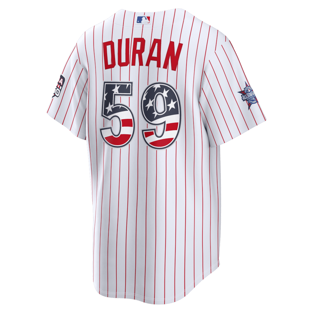 Nike Jhoan Duran Philadelphia Phillies 2026 All-Star Game Stars & Stripes Stadium Jersey White