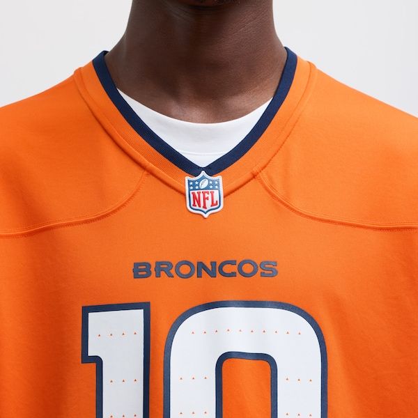Nike Bo Nix Denver Broncos Game Jersey Orange