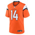 Nike Courtland Sutton Denver Broncos Mile High Collection Game Jersey Orange