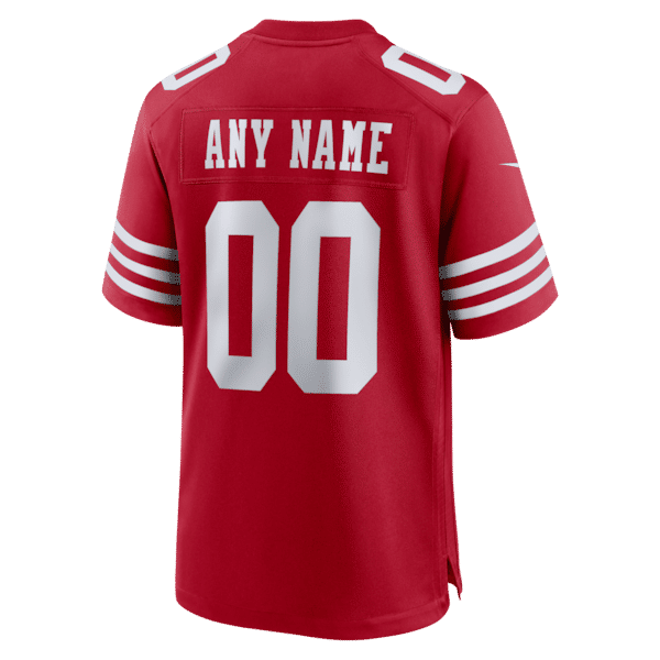 Nike San Francisco 49ers Custom Game Jersey Scarlet