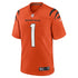 Nike Ja'Marr Chase Cincinnati Bengals Alternate Game Jersey Orange
