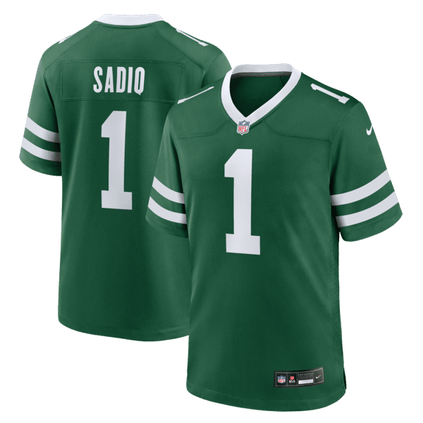 Nike Kenyon Sadiq New York Jets 2026 NFL Draft First Round Pick No. 16 Game Jersey Legacy Green