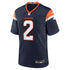 Nike Patrick Surtain II Denver Broncos Alternate Game Jersey Navy