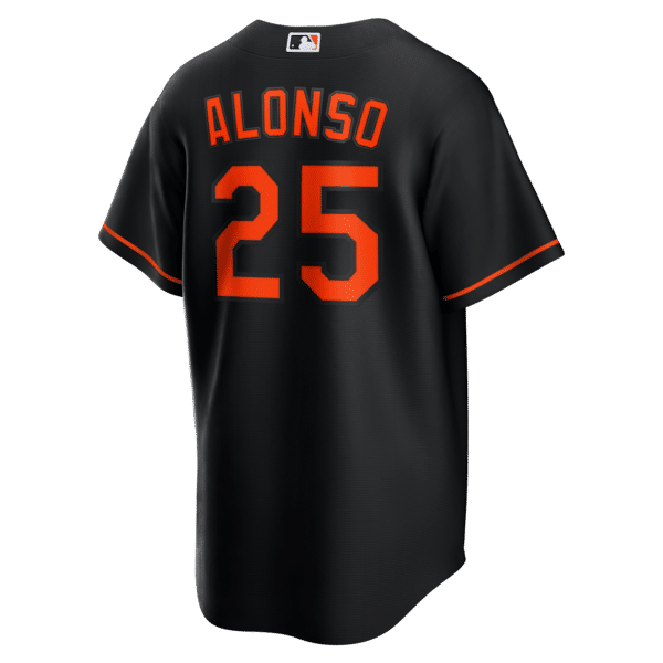 Nike Pete Alonso Baltimore Orioles Alternate Replica Jersey Black