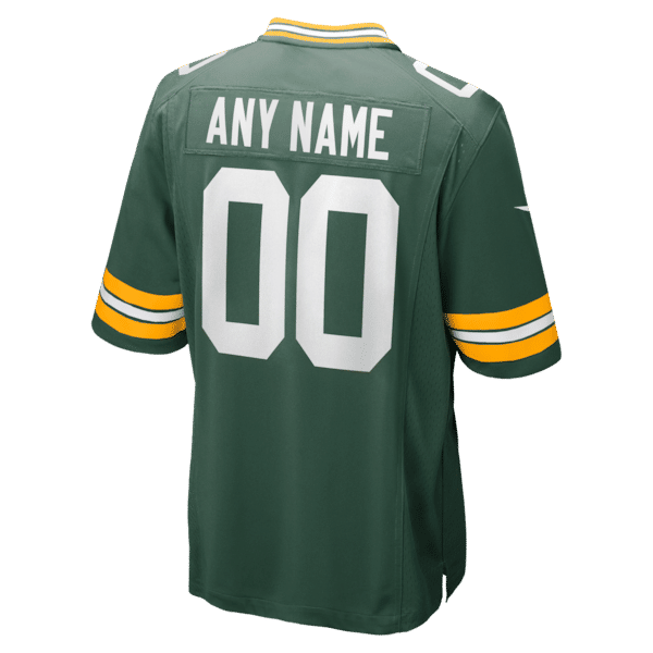 Nike Green Bay Packers Custom Game Jersey Green