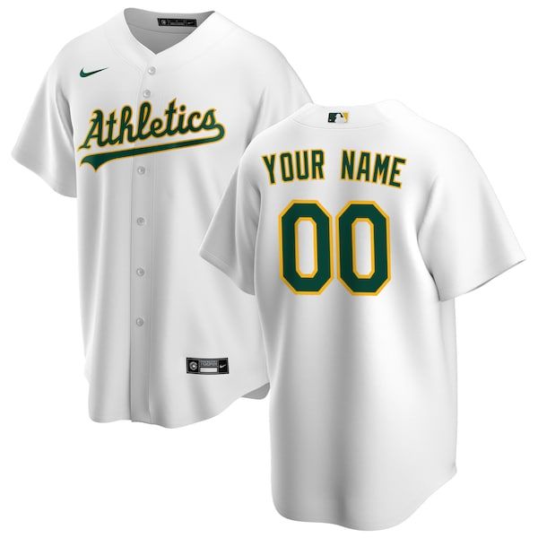Nike Athletics Home Replica Custom Jersey White
