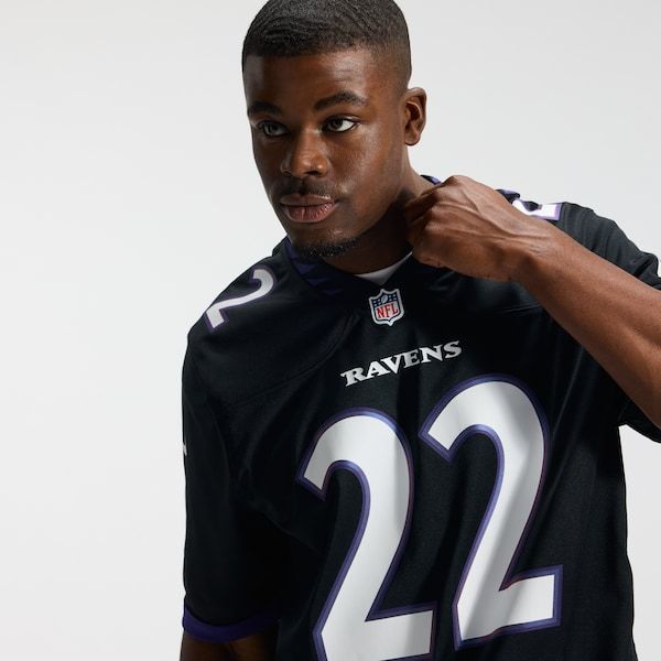 Nike Derrick Henry Baltimore Ravens Alternate Game Jersey Black