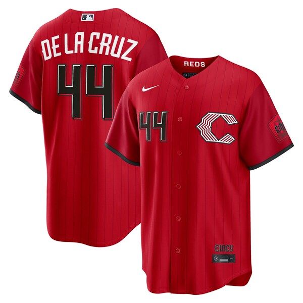 Nike Elly De La Cruz Cincinnati Reds 2026 City Connect Stadium Jersey Red