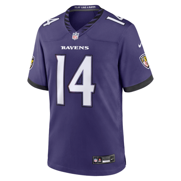 Nike Kyle Hamilton Baltimore Ravens Game Jersey Purple