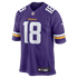 Nike Justin Jefferson Minnesota Vikings Game Jersey Purple
