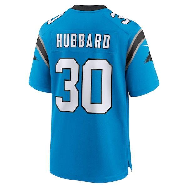 Nike Chuba Hubbard Carolina Panthers Alternate Game Jersey Blue