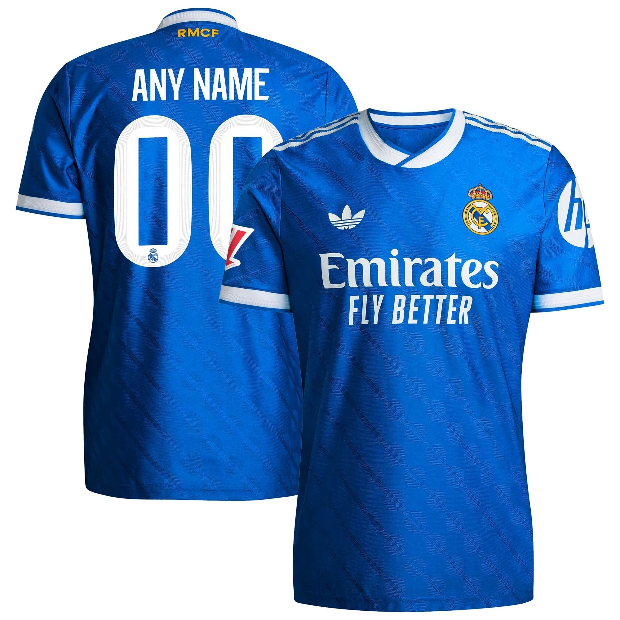 Real Madrid 2025/26 Third Authentic Custom Soccer Shirt - Blue