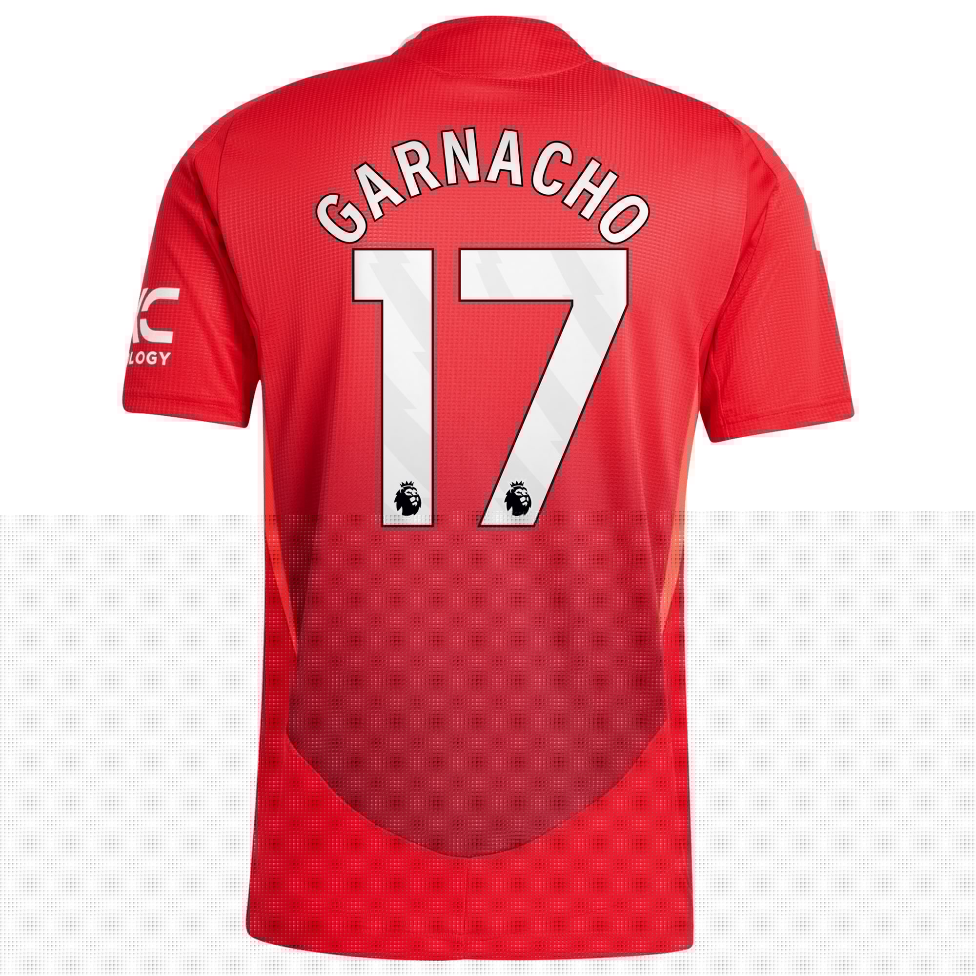 Manchester United  Home Shirt 2024-25 with Garnacho 17 printing Soccer Shirt - Red