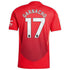 Manchester United  Home Shirt 2024-25 with Garnacho 17 printing Soccer Shirt - Red