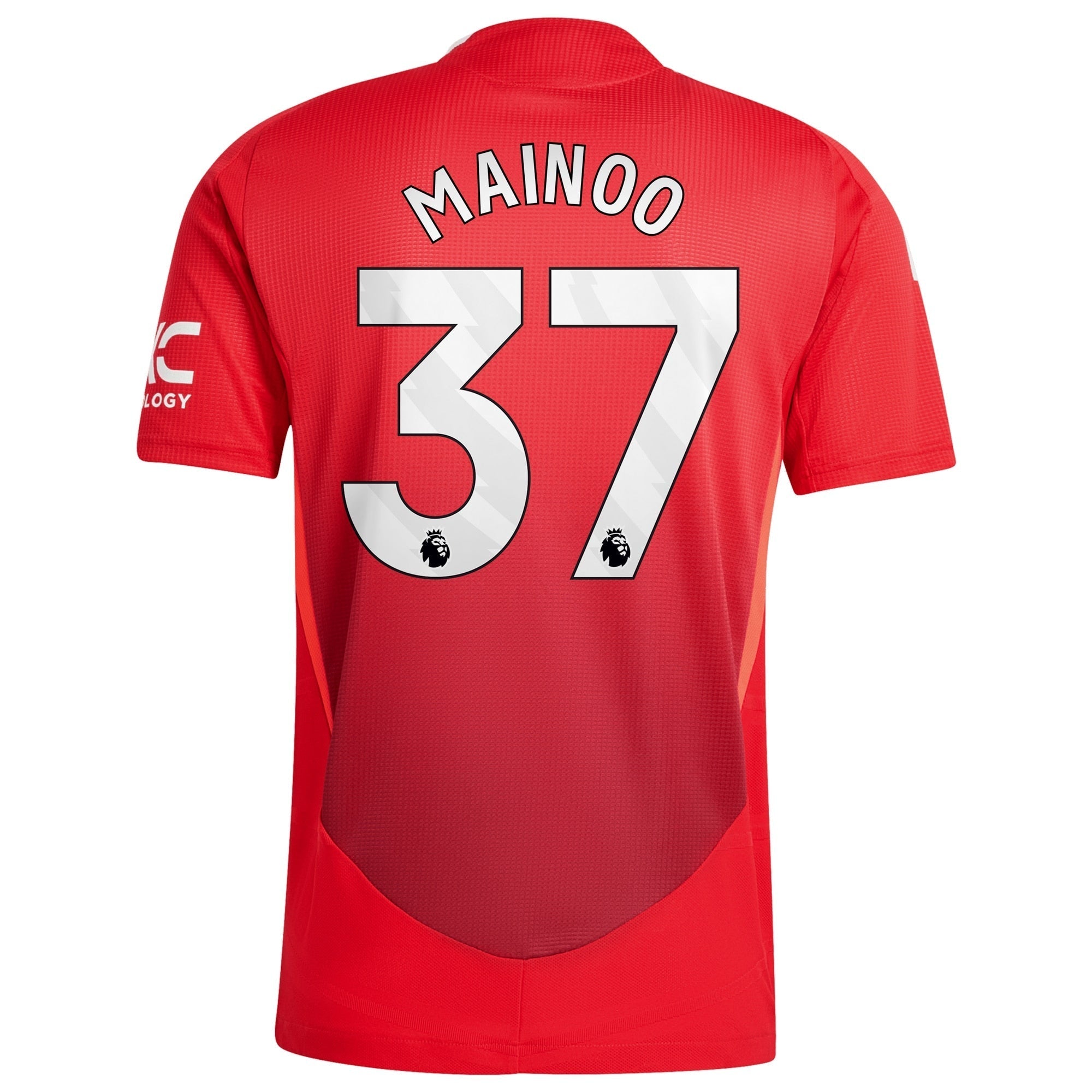Manchester United  Home Shirt 2024-25 with Mainoo 37 printing Soccer Shirt - Red