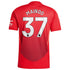 Manchester United  Home Shirt 2024-25 with Mainoo 37 printing Soccer Shirt - Red
