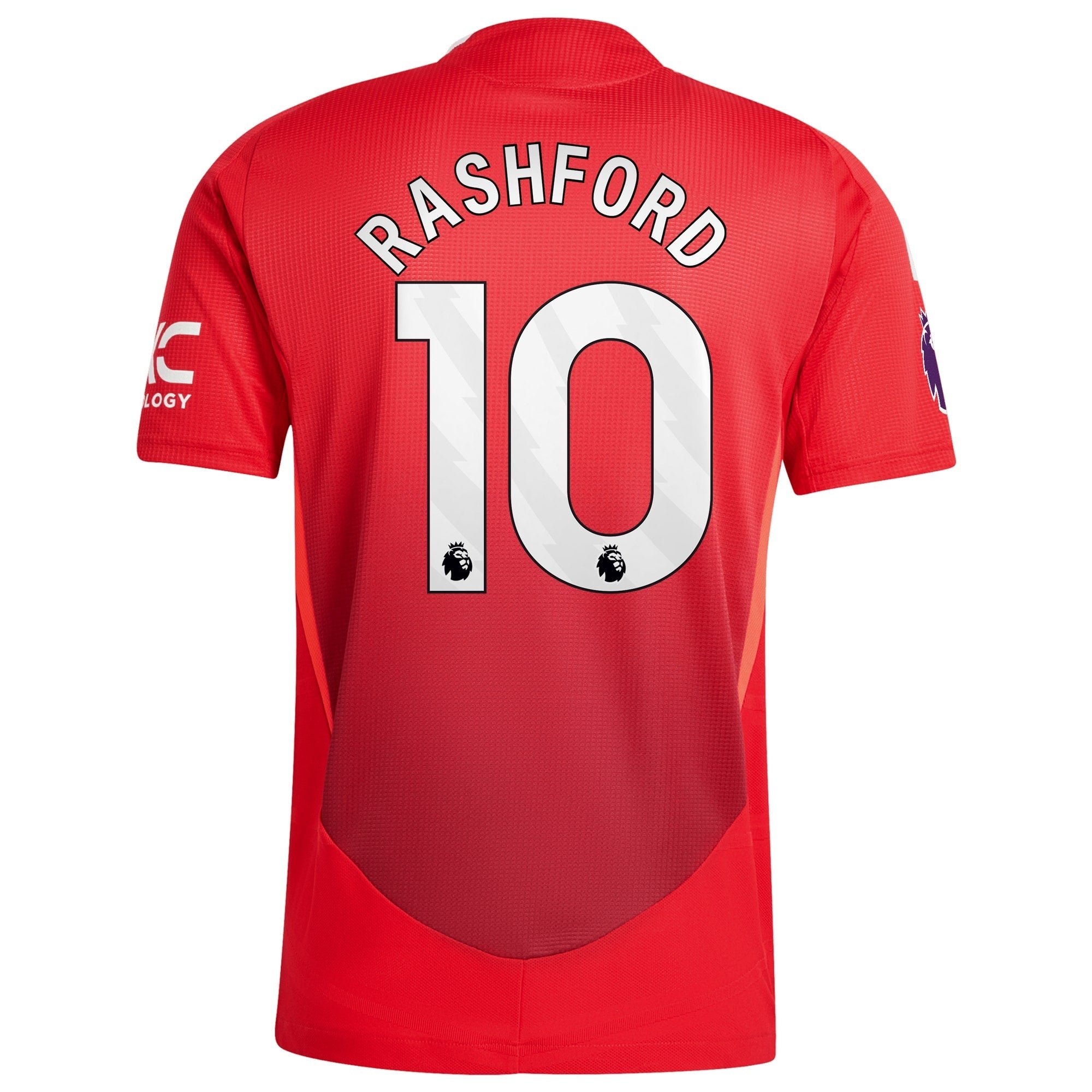 Manchester United  Home Shirt 2024-25 with Rashford 10 printing Soccer Shirt - Red