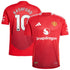 Manchester United  Home Shirt 2024-25 with Rashford 10 printing Soccer Shirt - Red