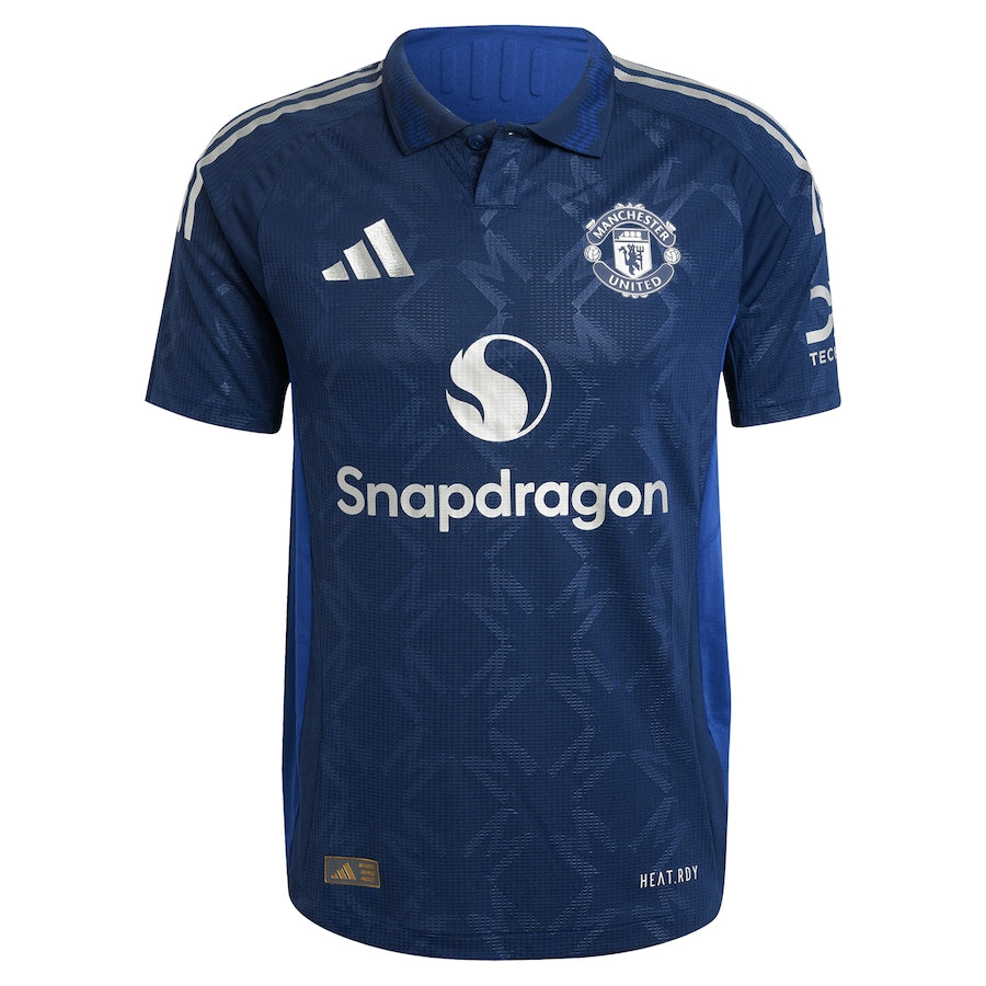 Manchester United EPL Away Shirt 2024-25 with Højlund 9 printing Soccer Shirt - Blue