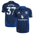 Manchester United EPL Away Shirt 2024-25 with Mainoo 37 printing Soccer Shirt - Blue