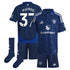 Manchester United EPL Away Mini Kit 2024-25 with Mainoo 37 printing Soccer Shirt - Blue