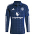 Manchester United EPL Away Shirt 2024-25 - Long sleeve with Garnacho 17 printing Soccer Shirt - Blue