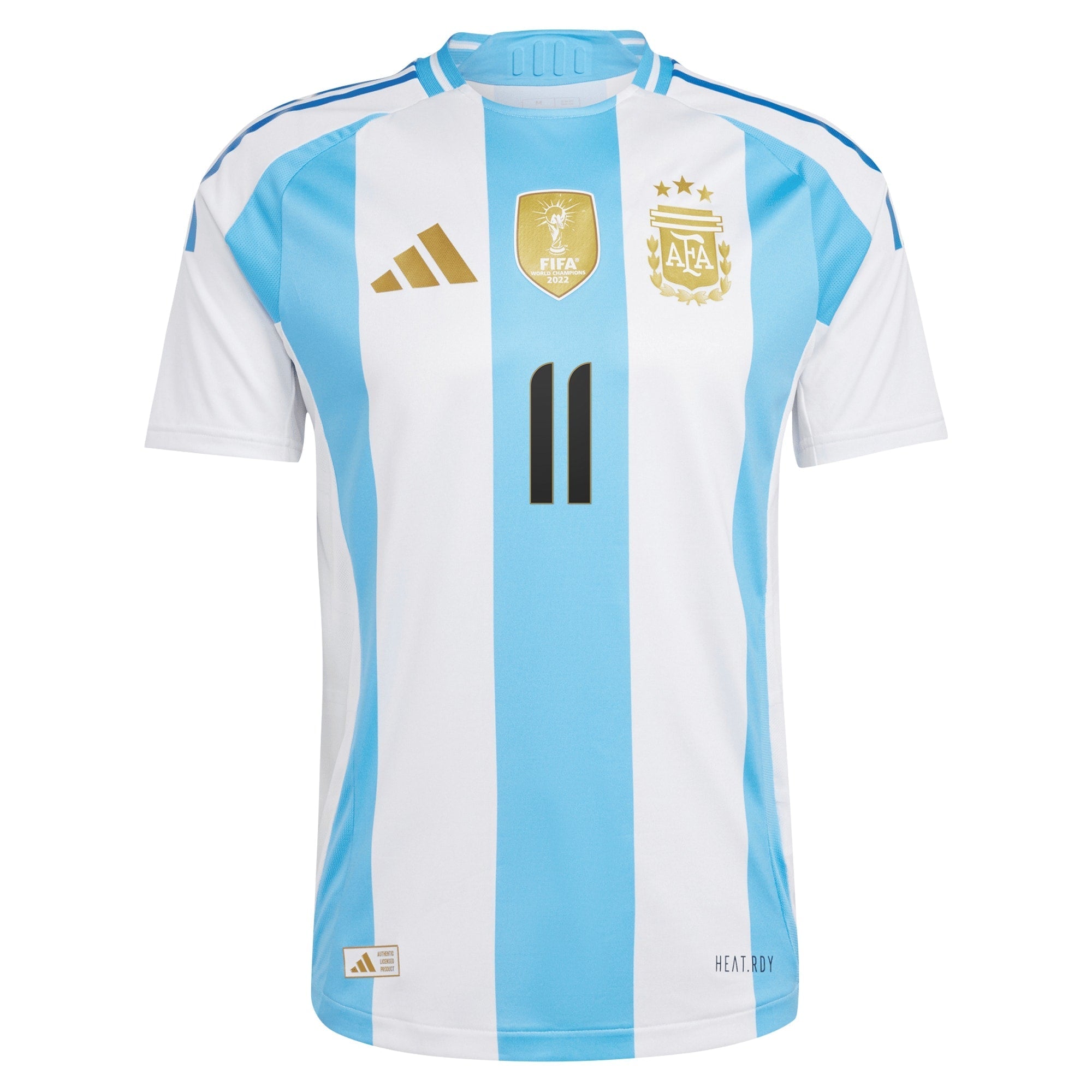 Angel Di Maria Argentina National Team  2024 Home Soccer Shirt - White